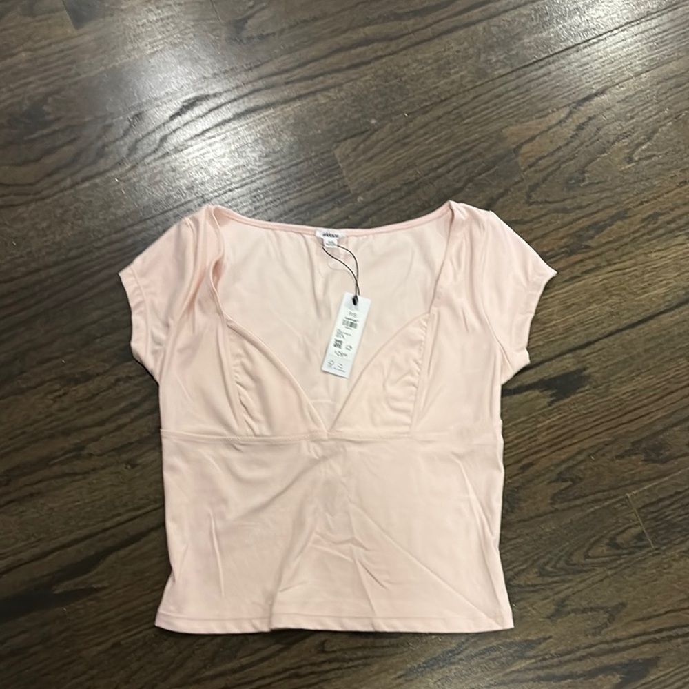 NWT- Elegant Pink Women's Top by Garage ( size Small)